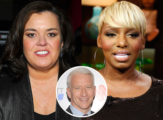 Rosie O'Donnell, NeNe Leakes, Anderson Cooper Rosie O'Donnell, NeNe Leakes, Anderson Cooper